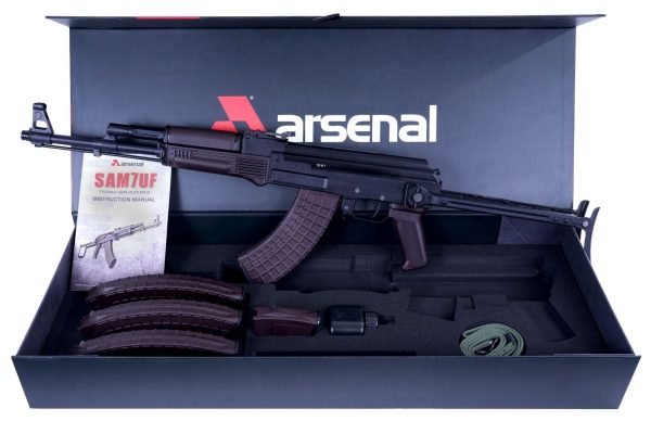 Arsenal SAM7UF-85PM 7.62x39mm Semi-Auto Plum Under Folder Rifle Plum 10rd Mag Arsenal SAM7UF-85PM 7.62x39mm Semi-Auto Plum Under Folder Rifle Plum 10rd Mag