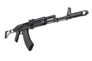 Arsenal SAM7SF 7.62x39mm Semi-Auto AK-47 Rifle with Aluminum Side-folding Buttstock Black Furniture