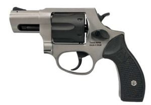 TAURUS 856 2 TONE 38SPL REVOLVER 2" BLK/STS G10 GRIPS 6RDS