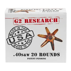 14724-14139503.webp G2R CIVIC DUTY 40S&W 20RD BOX 25 BOXES PER CASE
