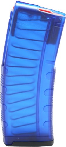 556MODCBLU30 AMEND2 AR-15 MAGAZINE 5.56X45 - 30RD POLYMER TRANS NRA BLUE
