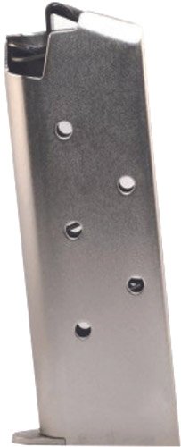 COL05N.jpg PRO MAG MAGAZINE COLT MUSTANG - POCKETLITE 380ACP 6RD NICKEL