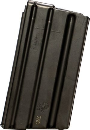 CPD7X450.jpg CPD MAGAZINE AR15 450 BUSH- - MASTER 7RD BLACKENED S/S
