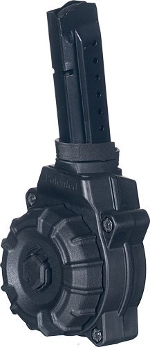 DRMA27.jpg PRO MAG MAGAZINE FOR GLOCK 17 - 19 9MM 30RD DRUM BLACK POLYMER