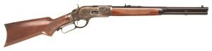 GCA2025.jpg CIMARRON TX BRUSH POPPER 357 - 18" OCT/RD BLUED P.GRIP WALNUT