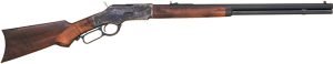 GCA276.jpg CIMARRON 1873 DELUXE 357/38 - 24" OCTAGON CC/BLUED PG WALNUT