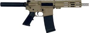 GLFA AR15 PISTOL 223 WYLDE - 7.5" STAINLESS BBL FDE