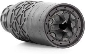 RUGGED SUPPRESSORS AXIAL 762 - M2 BRAKE & HIDER CAP R.U.M BLK
