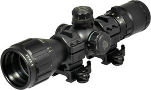 UTG BUGBUSTER 3-9X32 1" RGB - MIL-DOT W/QD RINGS BLACK