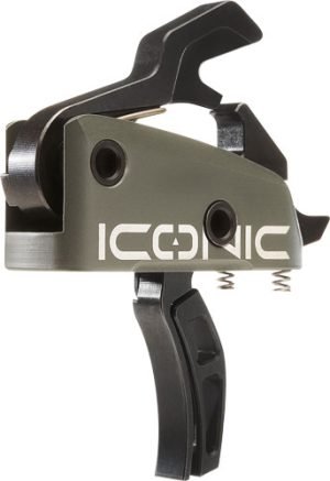 RISE TRIGGER ICONIC GREEN - 2-STAGE 1.25/1.75 AR-15 W/PIN
