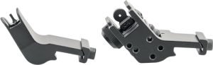 JE FIXED FRONT/REAR SIGHT - 45 DEGREE OFFSET ALUMINUM BLK