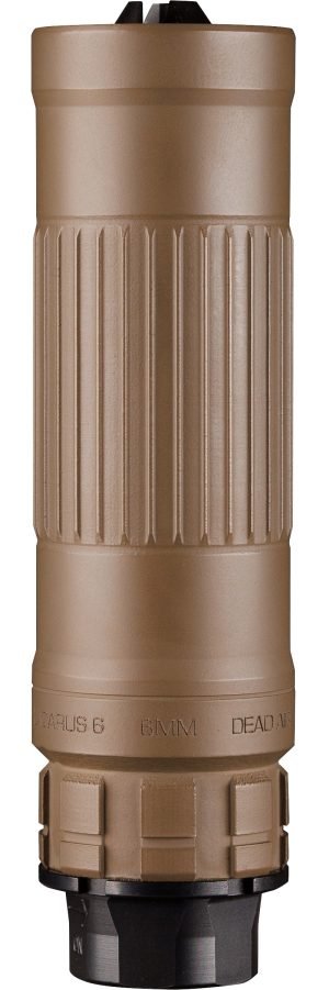 DEAD AIR ARMAMENT LAZARUS6 XM 5.56/6MM SLNCR FDE