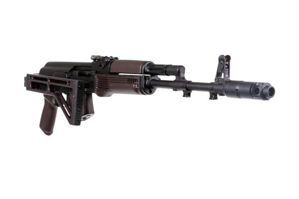 Arsenal SAM7SF 7.62x39mm Semi-Auto AK-47 Rifle with Aluminum Side-folding Buttstock Plum Furniture 10rd