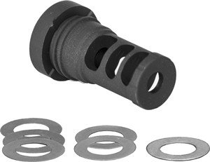 YHM QD MUZZLE BRAKE ASSEMBLY - 5.56MM FOR 1/2X28 THREADS