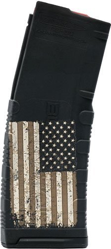 BROMAG30AMFLAG BLACK RAIN MAGAZINE AR15 30RD - 5.56" AMERICAN FLAG ETCHED