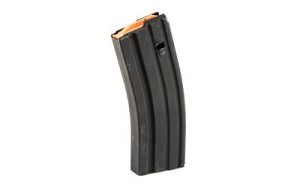 MGASC223-30RD-SS_1 MAG ASC AR223 30RD STS BLK W/ ORNG