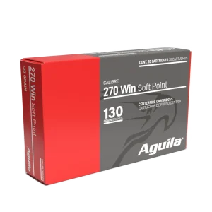 AGUILA 270 WIN 130GR INTERLOCK BTSP 20RD BX 10 BOXES PER CASE