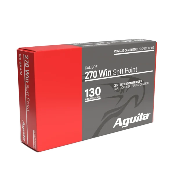 AGUILA 270 WIN 130GR INTERLOCK BTSP 20RD BX 10 BOXES PER CASE