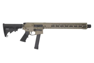 BM-9 9MM 16" FDE ADJ STK 15" M-LOK