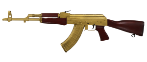 BSR47 Bulgarian AKM Pattern Rifle 7.62x39, Red Star Red/Gold Cerakote, 16.3" BRL, 30RD PMAG