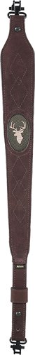 8140.jpg ALLEN SUED DEER HEAD SLING W/ - SWIVELS BROWN LEATHER