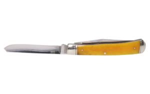 COLD STEEL TRAPPER 3.3" YLW BONE