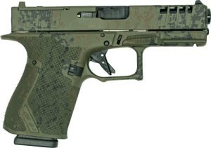 GL19LGRNBUNDLE.jpg GLFA 19 STRIKER 9MM BUNDLE - W/ 3 KNIVES LICHEN GREEN