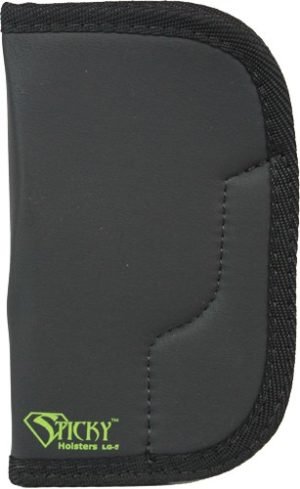STICKY HOLSTERS LARGE REVOLVER - UP TO 4" BARREL RH/LH BLACK