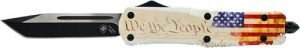 TEMPLAR KNIFE LARGE OTF WE THE - PEOPLE 3.5" BLACK TANTO