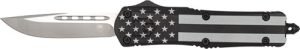 COBRATEC MEDIUM FS3 OTF BLACK - OUT FLAG 3" D2 DROP NON SRRTED