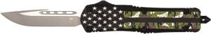 COBRATEC MEDIUM FS3 OTF CAMO - AMERICAN FLAG 3" DROP POINT